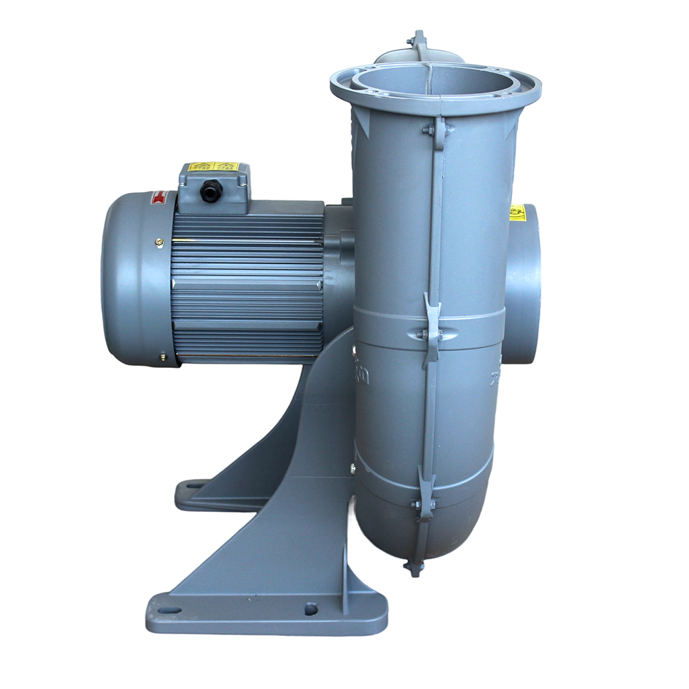 升圆CX-150AU中压风机3.7KW铸铝透浦式鼓风机入口径200MM
